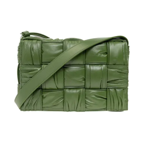 Bottega Veneta , Cette Small shoulder bag ,Green female, Sizes: ONE SIZE