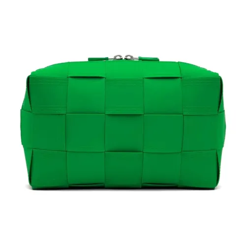 Bottega Veneta , Chic Leather Clutch Bag ,Green male, Sizes: ONE SIZE