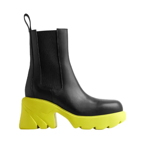 Bottega Veneta , Classic Leather Boot ,Black female, Sizes: