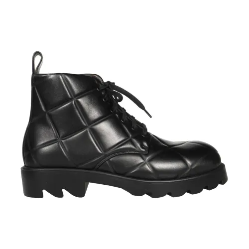 Bottega Veneta , Classic Leather Boot ,Black male, Sizes: