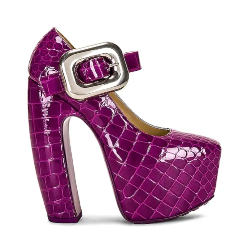 Bottega Veneta , Classic Leather Sandal ,Purple female, Sizes: