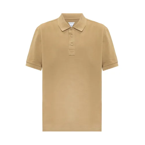 Bottega Veneta , Cotton polo shirt ,Beige male, Sizes: