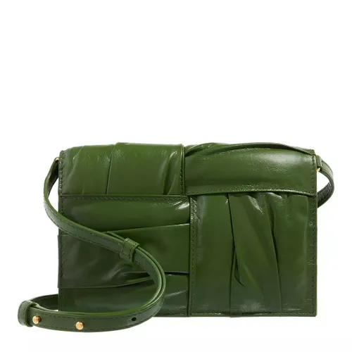Bottega Veneta Crossbody Bags - Cassette Bag In Woven Leather - green - Crossbody Bags for ladies