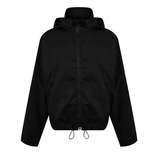 BOTTEGA VENETA Double Layered Tech Nylon Hooded Jacket - Black