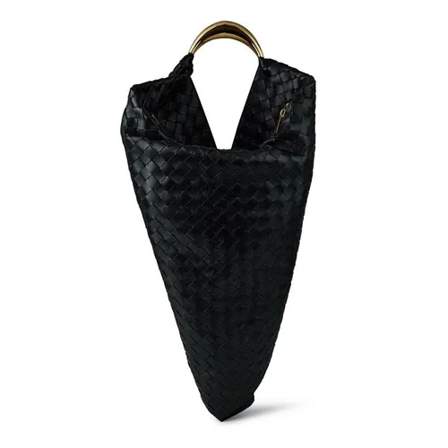 BOTTEGA VENETA Foulard Shoulder Bag - Black