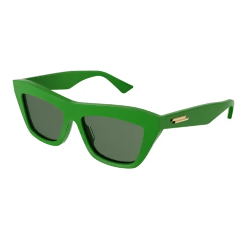 Bottega Veneta , Green Acetate Sunglasses Bv1121S-005 ,Green unisex, Sizes: