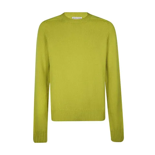 Bottega Veneta , Green Sweater Aw22 ,Green male, Sizes: