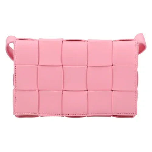 Bottega Veneta , Leather crossbody-bags ,Pink female, Sizes: ONE SIZE