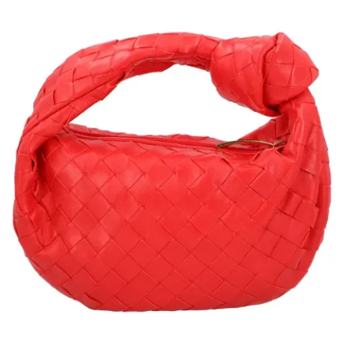 Bottega Veneta , Leather handbags ,Red female, Sizes: ONE SIZE