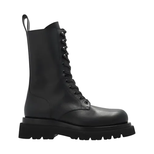 Bottega Veneta , Lug ankle boots ,Black female, Sizes: