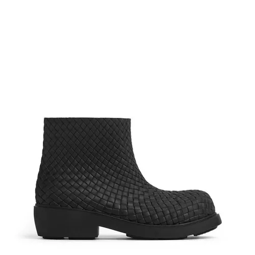 Bottega Veneta Lug Ankle Boots - Black