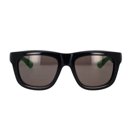Bottega Veneta , Men Rectangular Sunglasses Bv1233S 001 ,Black male, Sizes: