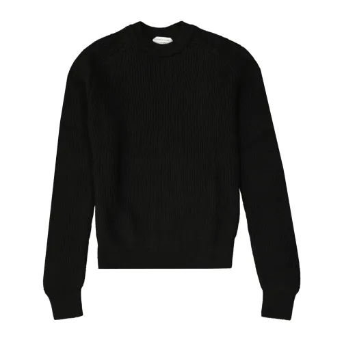 Bottega Veneta , Mens Wool Sweater ,Black female, Sizes: