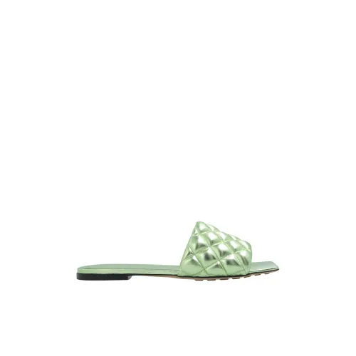 Bottega Veneta , Padded slides ,Green female, Sizes: