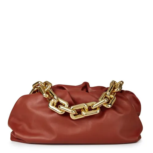 Bottega Veneta Pouch Chain Bag - Red