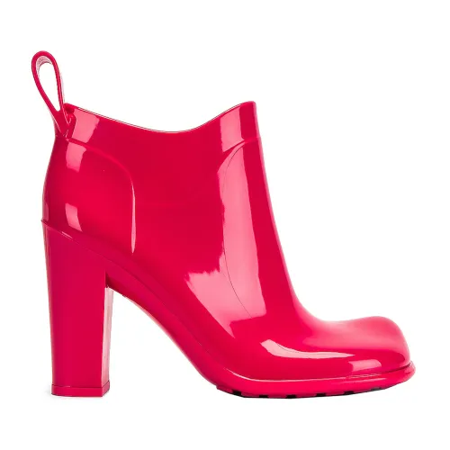 Bottega Veneta , Shine Rubber Boot ,Pink female, Sizes: