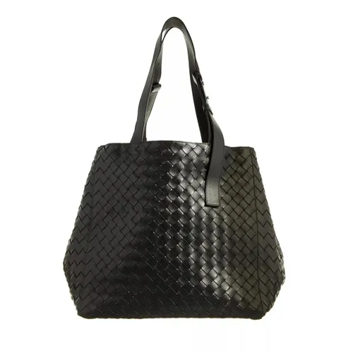 Bottega Veneta Shopping Bags - Intrecciato Cube Tote Bag - black - Shopping Bags for ladies