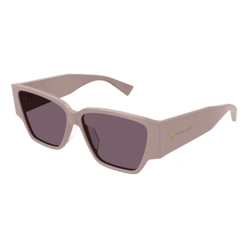 Bottega Veneta , Square Pink Sunglasses for Women ,Pink female, Sizes: