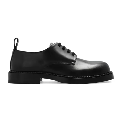 Bottega Veneta , ‘Strut’ derby shoes ,Black male, Sizes: