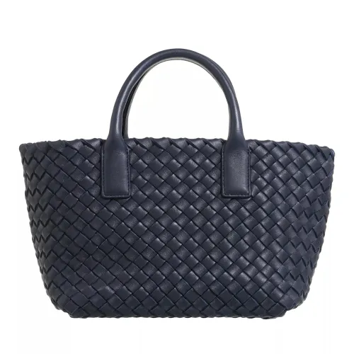 Bottega Veneta Tote Bags - Intreccio Tote Bag - blue - Tote Bags for ladies