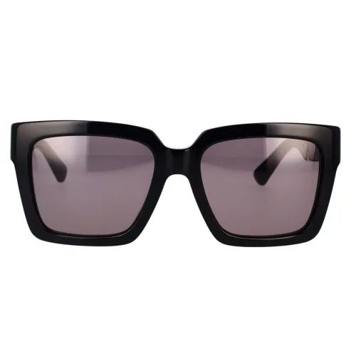 Bottega Veneta , Women Rectangular Sunglasses Bv1198Sa 001 ,Black female, Sizes: