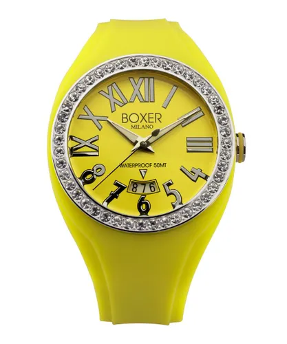 Boxer : Mens Yellow Watch Rubber - One Size