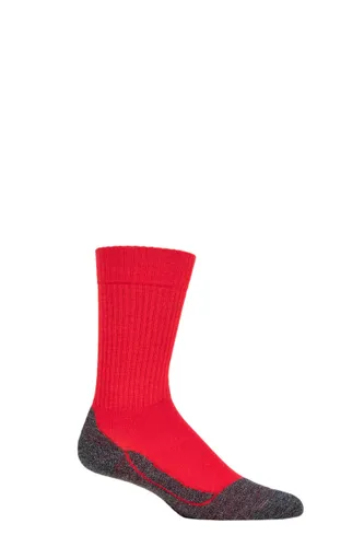 Boys and Girls 1 Pair Falke Active Warm Wool Blend Socks Fire 6-8.5 Kids (1-3 Years)