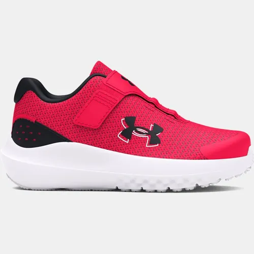 Boys' Infant  Under Armour  Surge 4 AC Running Shoes Red / Black / Black
