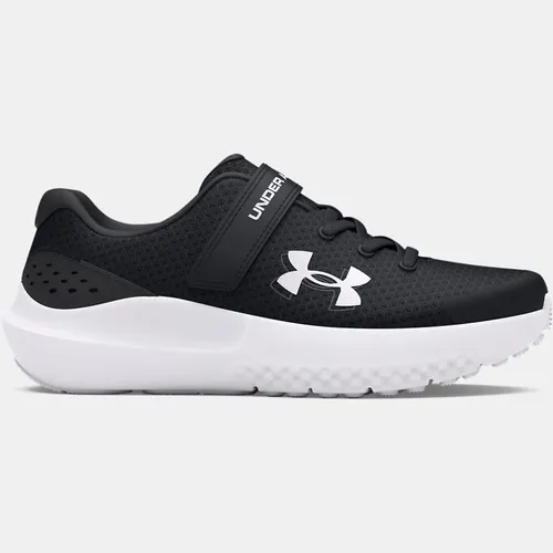 Boys' Pre-School  Under Armour  Surge 4 AC Running Shoes Black / Anthracite / White