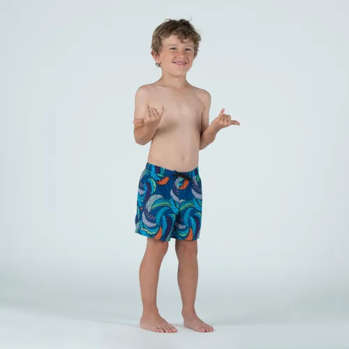 Boy's Swim Shorts - 100 Banana Blue