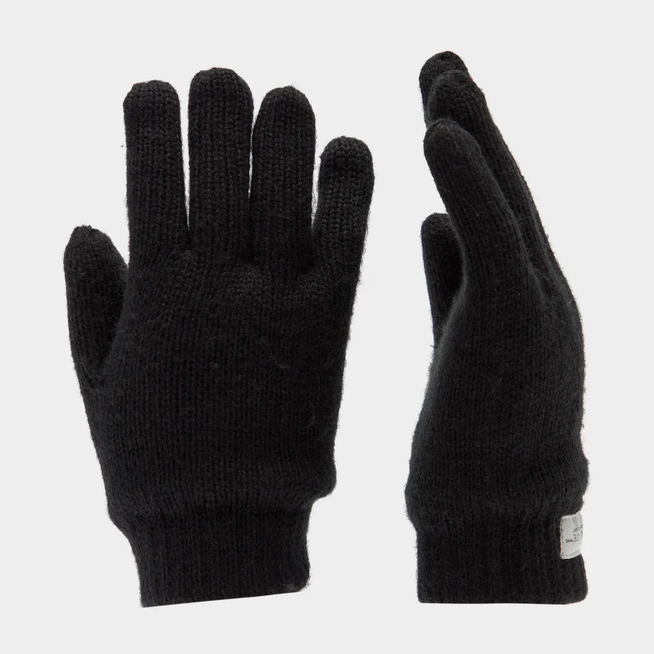 Boys' Thinsulate Knit Gloves, Black