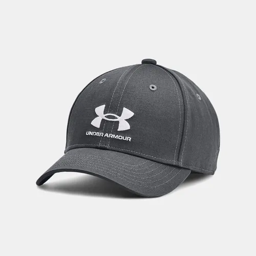 Boys'  Under Armour  Branded Adjustable Cap Pitch Gray / White