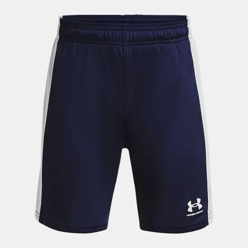 Boys'  Under Armour  Challenger Knit Shorts Midnight Navy / White YMD (54 - 59 in)