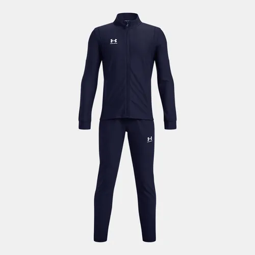 Boys'  Under Armour  Challenger Tracksuit Midnight Navy / White YMD (54 - 59 in)