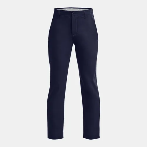 Boys'  Under Armour  Matchplay Pants Midnight Navy / Halo Gray YLG (59 - 63 in)