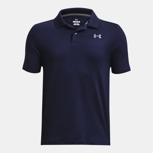 Boys'  Under Armour  Matchplay Polo Midnight Navy / Pitch Gray YLG (59 - 63 in)