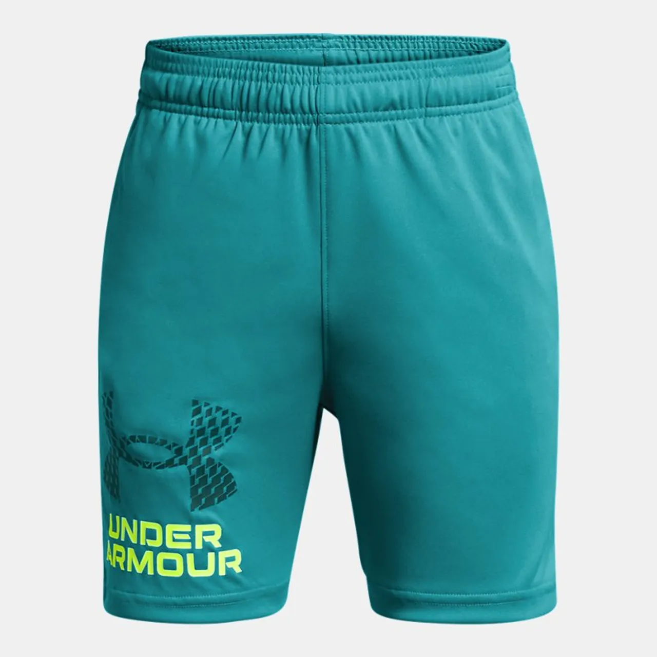 Boys'  Under Armour  Tech™ Logo Shorts Circuit Teal / Hydro Teal YLG (59 - 63 in)