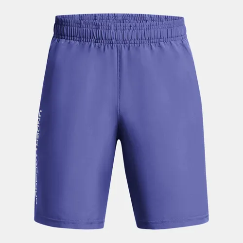 Boys'  Under Armour  Tech™ Woven Wordmark Shorts Starlight / White YLG (59 - 63 in)
