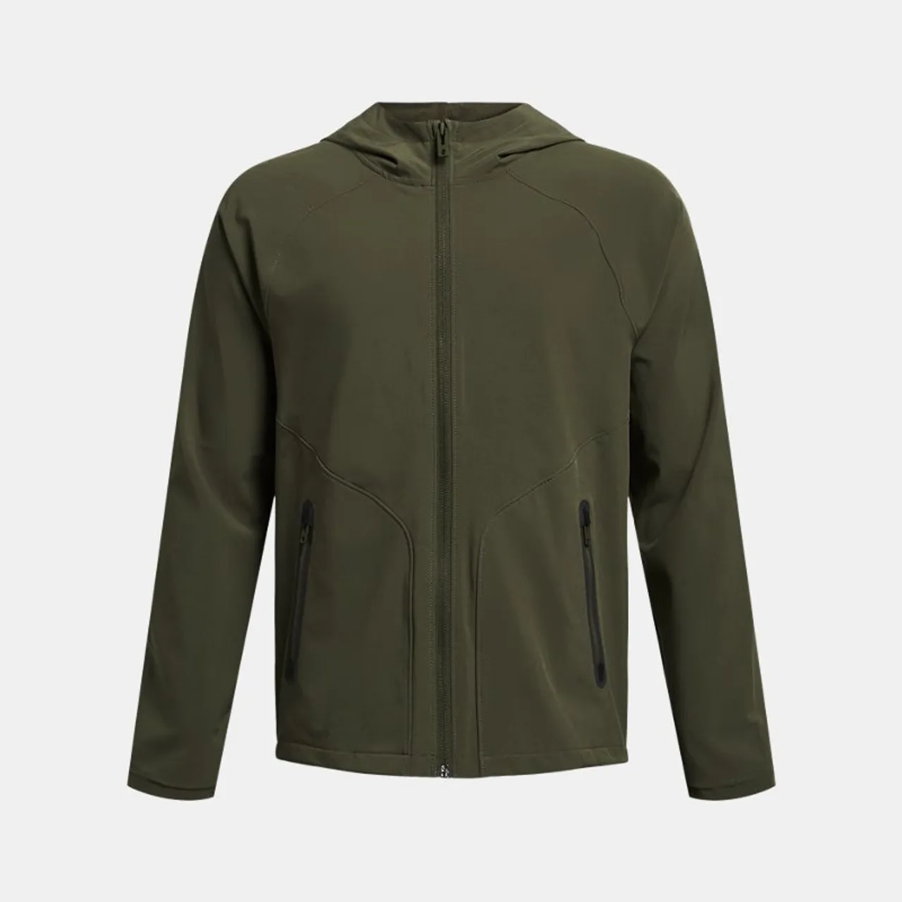 Boys'  Under Armour  Unstoppable Full-Zip Marine OD Green / Black YSM (50 - 54 in)