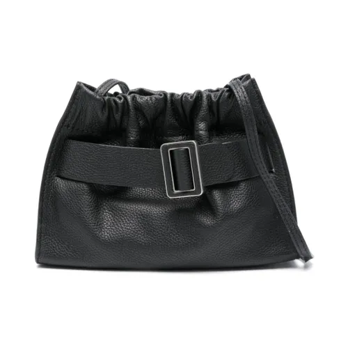 Boyy , Black Leather Crossbody Bag ,Black female, Sizes: ONE SIZE