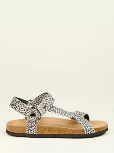 Brakeburn Leopard Strap Sandals, Multi - Multi - Female