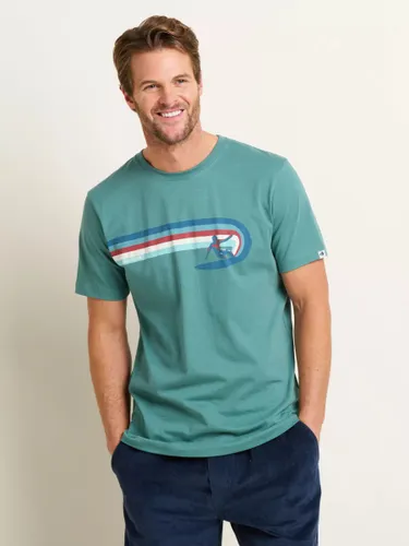 Brakeburn Surfer Graphic T-Shirt, Green - Green - Male