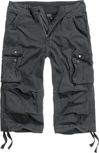 Brandit Urban Legend 3/4 Men's Cargo Short Trousers - Black
