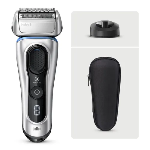 Braun Series 8 8350s Electric Shaver, Silver