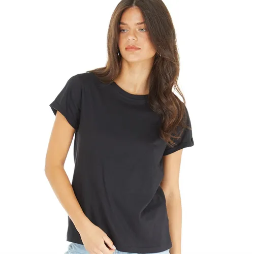Brave Soul Womens Elanor T-Shirt Black
