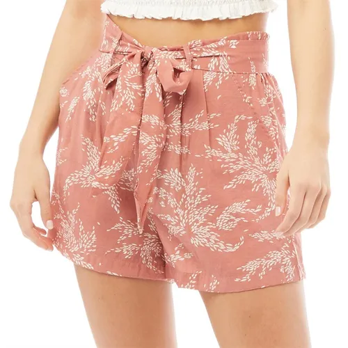 Brave Soul Womens Gale Shorts Pink/Cream Combo