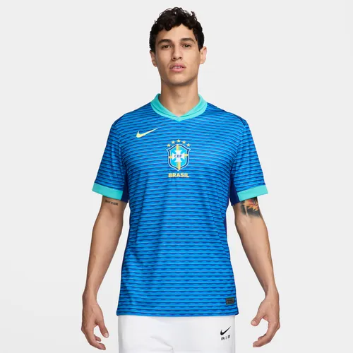 Brazil 2024 Stadium Away Men's Nike Dri-FIT Football Replica Shirt - Blue - Polyester