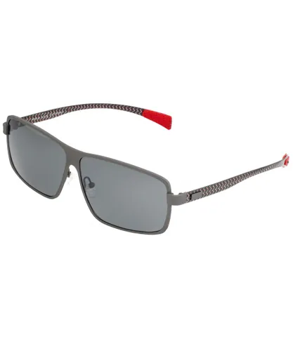 Breed Mens Finlay Titanium Polarized Sunglasses - Grey - One