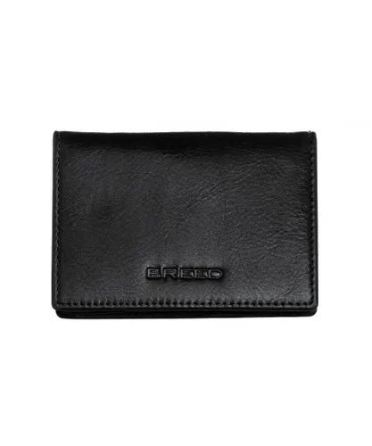 Breed Mens Porter Genuine Leather Bi-Fold Wallet - Black - One Size