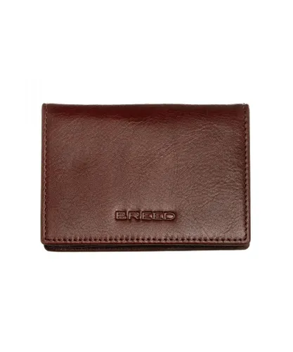 Breed Mens Porter Genuine Leather Bi-Fold Wallet - Brown - One Size